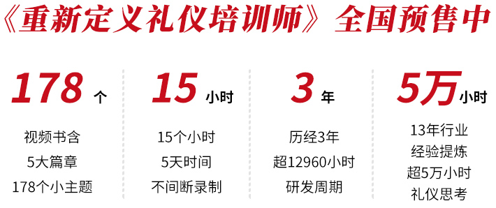 禮儀培訓(xùn)專家王新老師新視頻書《重新定義禮儀培訓(xùn)師》研發(fā)時間.jpg.jpg